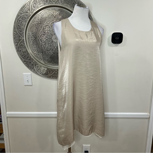 Lola & Sophie Beige Dress Size Medium - Picture 2 of 10